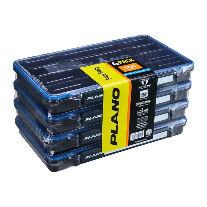 Коробка для снастей Plano StowAway 3700 Waterproof Utility Box - 4-Pack