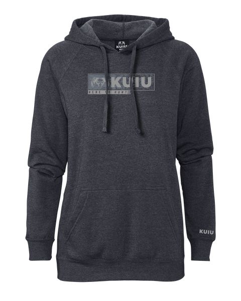 Рыболовная рубашка KUIU Women's Here to Hunt Gritstone Hoodie | Midnight Navy