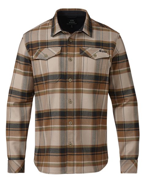 Рыболовная рубашка KUIU Flannel Heavyweight Shirt | Valo Check Plaid