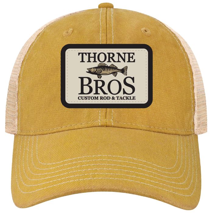 Головной убор Thorne Bros. Walleye Old Favorite Legacy Trucker Hats - Yellow