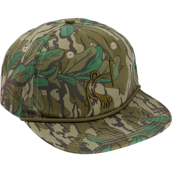 Охотничий камуфляж Ol' Tom X Lost Hat Goat Rope Cap - Mossy Oak Greenleaf / One Size Fits