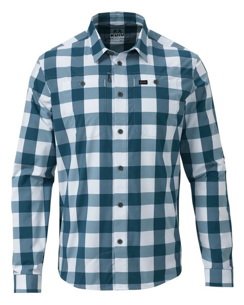 Рыболовная рубашка KUIU Borrego LS Shirt | Lake Plaid
