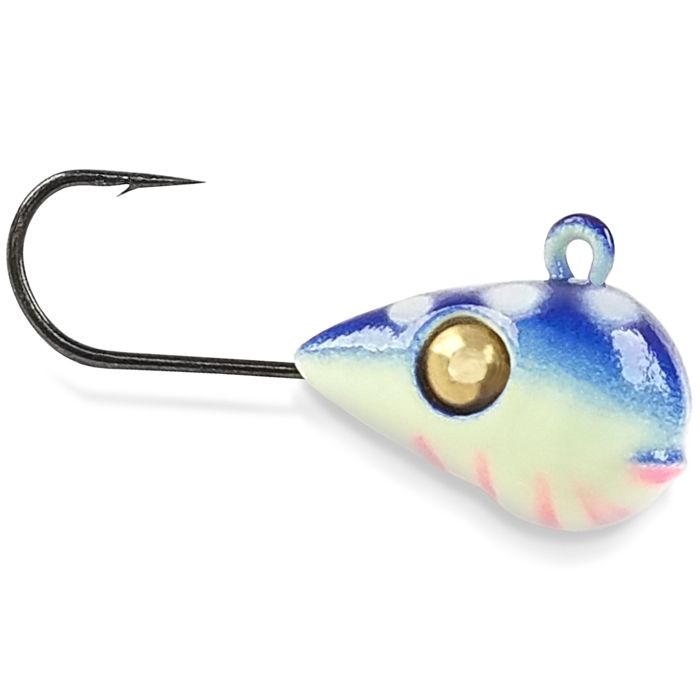 Зимняя приманка Acme Tackle Company Acme Tungsten Sling Blade Ice Fishing Jig - Glow Smurf