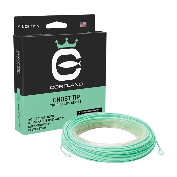 Нахлыстовый шнур Cortland Ghost Tip - Tropic Plus Series Fly Line - Clear / Seafoam / WF7I