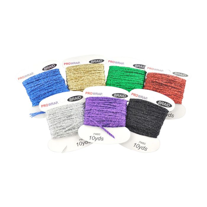 Плетёный шнур ProProducts ProWrap Metallic Braid Thread, 7 Color Kit (10 Yards Each)