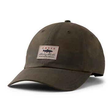 Головной убор Orvis Vintage Waxed Cotton Ball Cap - Fish