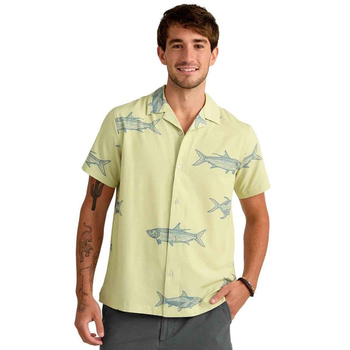 Рыболовная рубашка Huk Men's Camp Short Sleeve Fishing Shirt