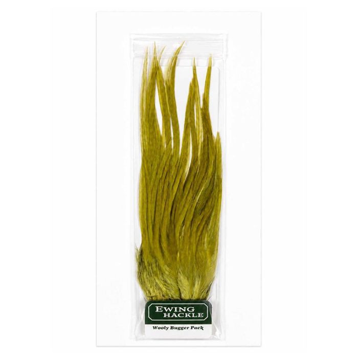 Материал для вязания мушек Ewing Feather Birds Ewing Wooly Bugger Fly Tying Feathers - Oli