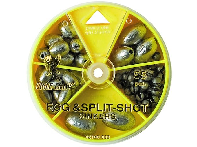 Грузила Eagle Claw Egg Sinker And Split-Shot Assortment