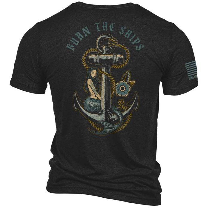 Рыболовная рубашка Nine Line Men's Burn The Ships Short Sleeve Casual Shirt