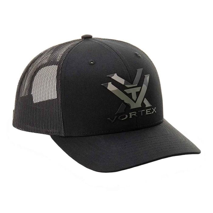 Головной убор Vortex Optics Vortex Men's Camo Punch Adjustable Hat - Black - One Size Fits