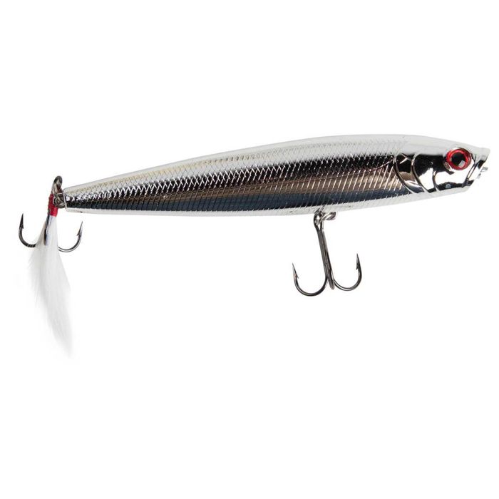 Воблер Lucky Craft Gunfish 95 Topwater Hard Bait - Chrome, 3/8oz, 4in, 3 Hook