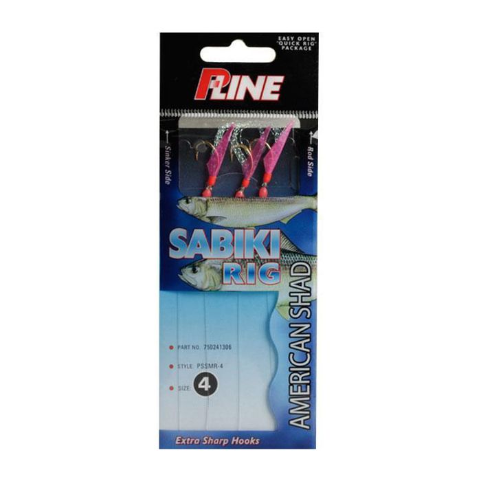 Готовая оснастка P-Line Shad Sabiki Rig