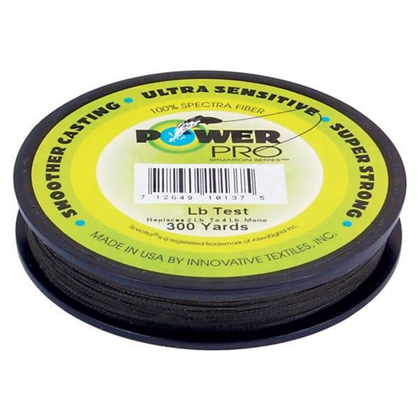 Шнур плетёный POWER PRO Spectra 20 lb, 300 ярдов, зелёный