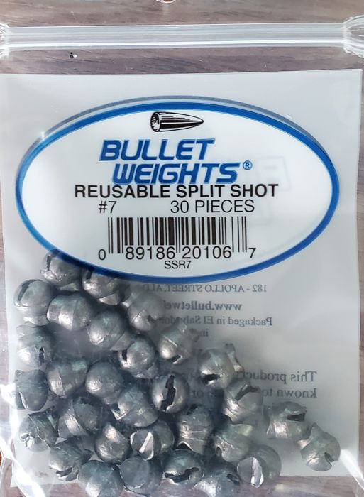Грузила Bullet Weights Reusable Split Shot