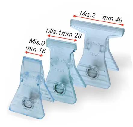 Материал для вязания мушек Stonfo Dubbing Loop Clips - Micro 18mm (.65" Mis.0)