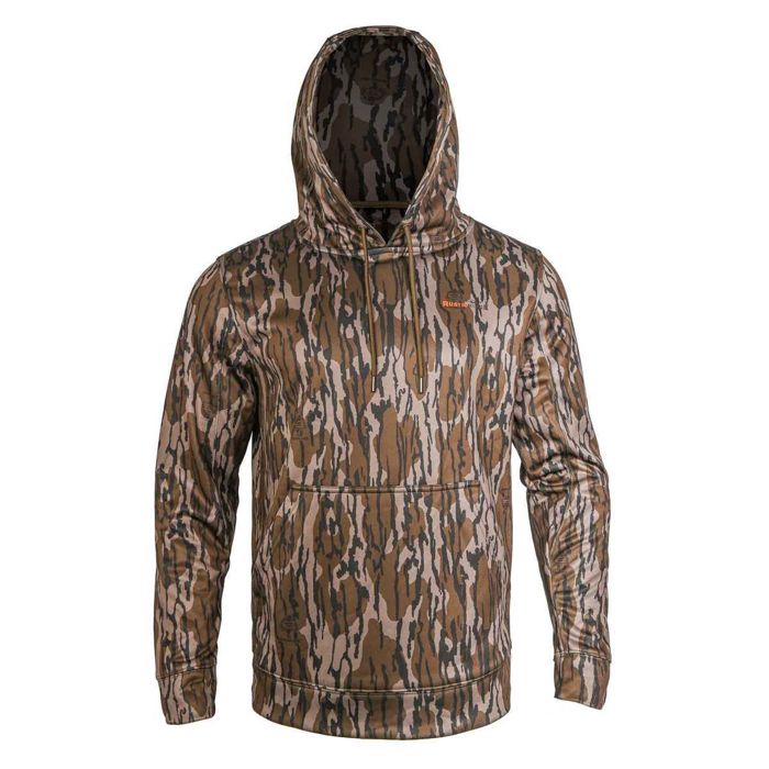 Охотничий камуфляж Rustic Ridge Men's Mossy Oak Bottomland Performance Hunting Hoodie