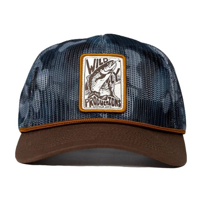 Головной убор Wild Fly - Trout Badge All Mesh Hat - Camo