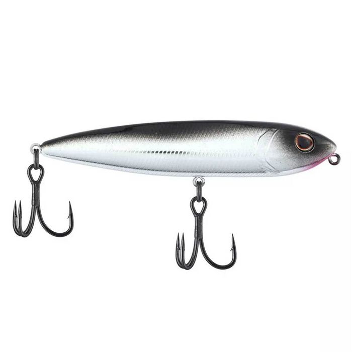 Поверхностная приманка Berkley J-Walker 100 Saltwater Bait - Black Chrome, 1/2oz, 4in, 1ct
