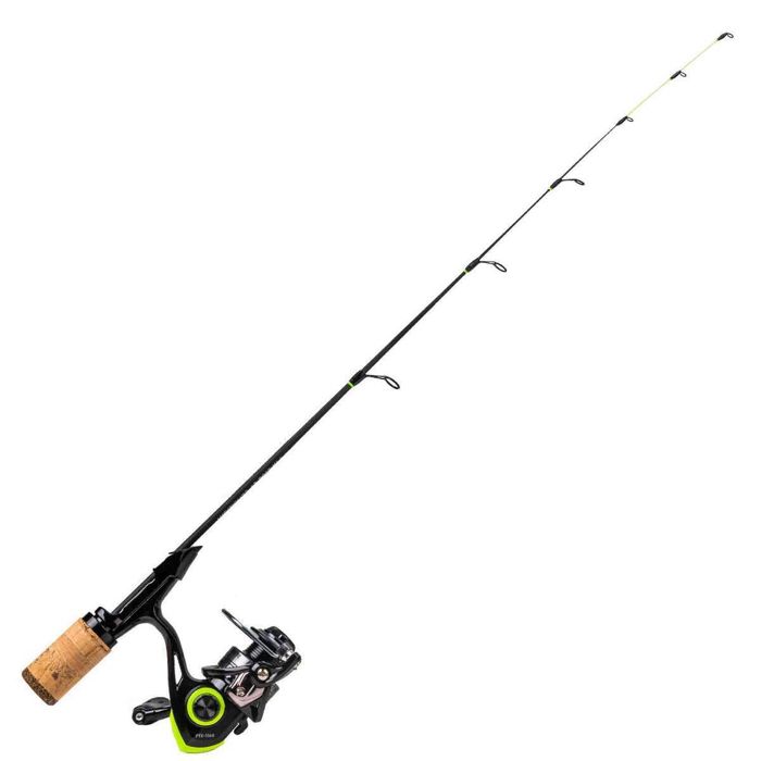 Зимняя удочка HT Enterprises Fast Stix Extreme DX Ice Fishing Rod and Reel Combo - 27in,