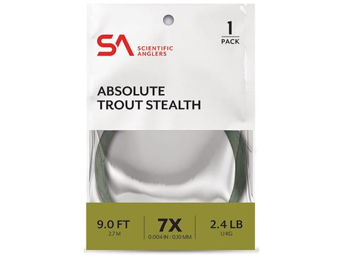 Поводковый материал Scientific Anglers Absolute Trout Stealth Leader
