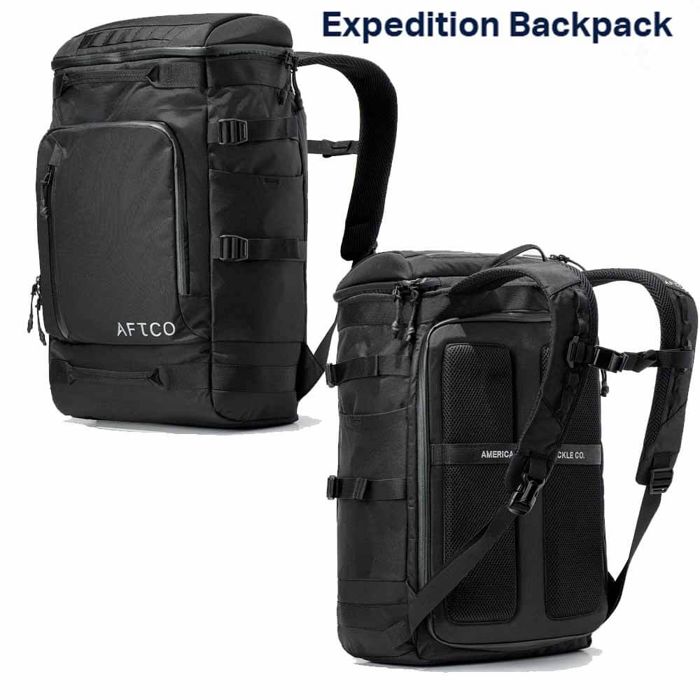Рыболовная сумка Aftco Mfg Aftco Black Expedition Backpack