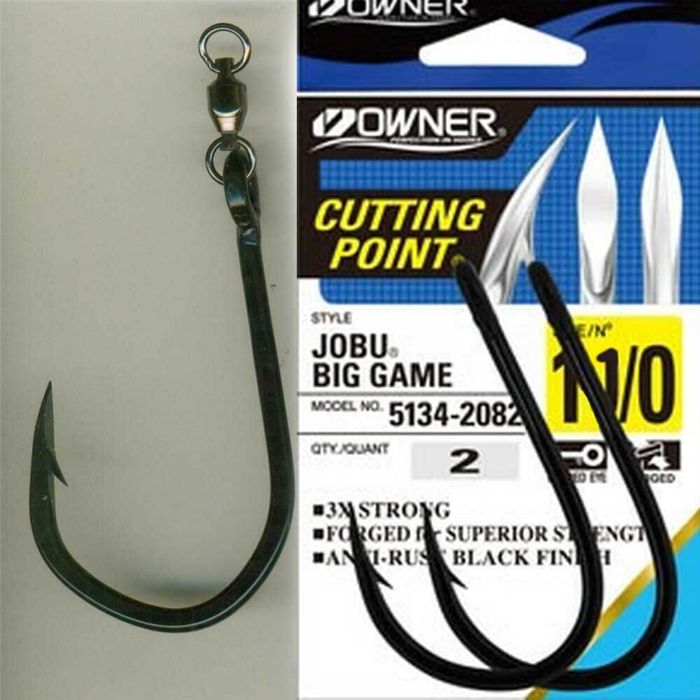 Крючки Owner 5134BB JOBU Big Game Hooks 11/0 2PK