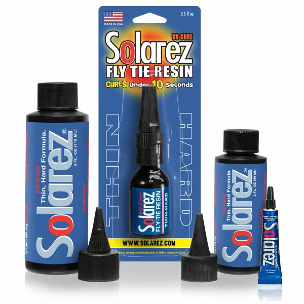 Мушки Hareline Dubbin Solarez Fly Tie Thin Hard Formula