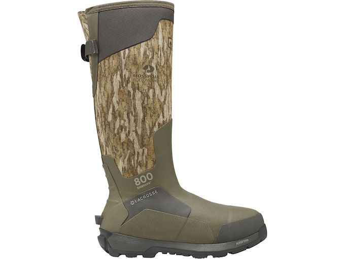 Охотничьи сапоги LaCrosse Men's Alphaburly Aero 17" 800 Gram Insulated Rubber Boots Mossy