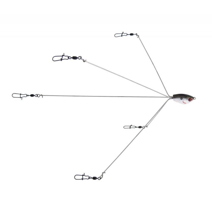 Готовая оснастка Yum Yumbrella Umbrella Rig - 5 Wire 5 Hook Ultralight / 1/2 oz