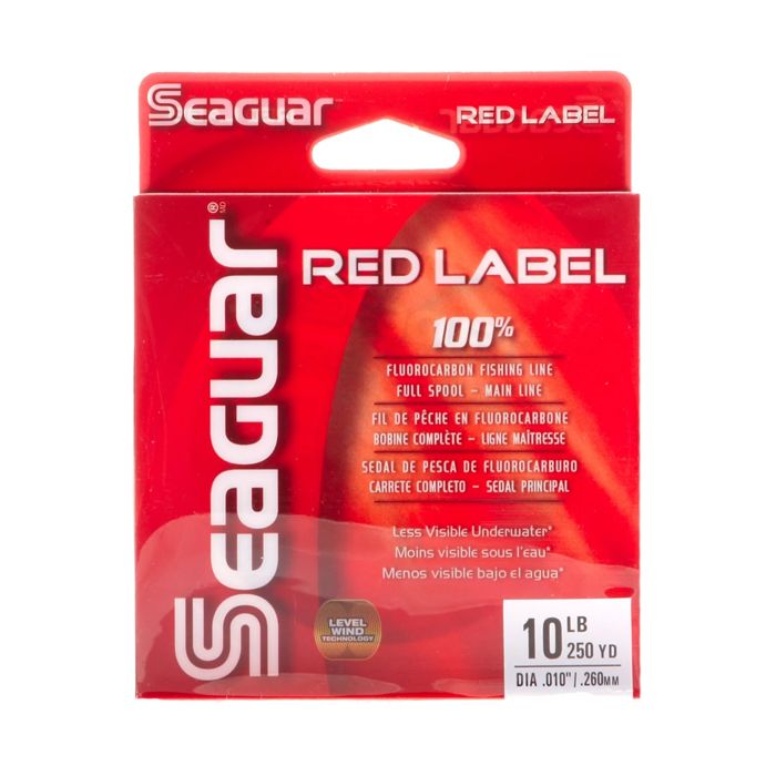 Леска Seaguar Red Label, флюорокарбон, 10 lb, 200 ярдов