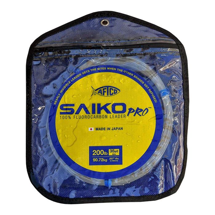 Поводковый материал AFTCO Saiko Pro 100% Big Game Fluorocarbon Leader (35 yd Spools)