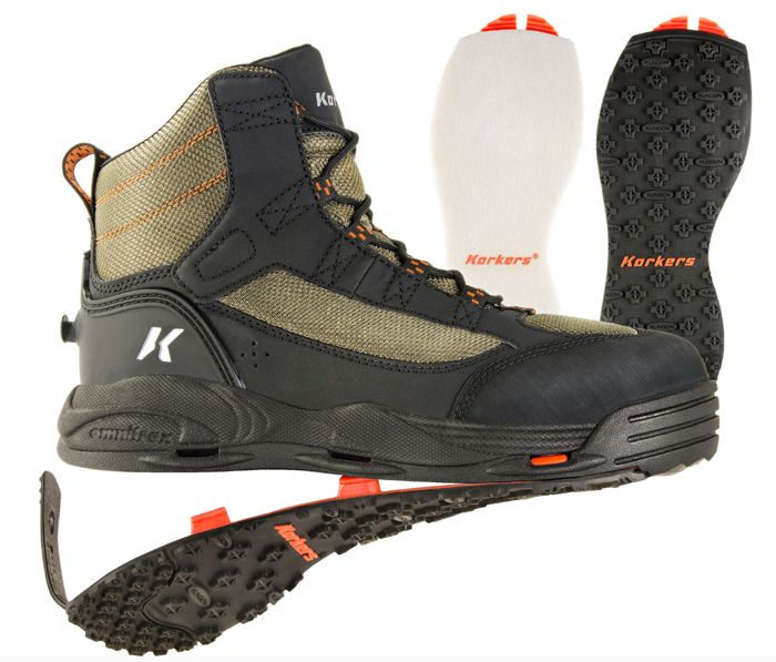 Забродные ботинки Korkers Greenback Wading Boot