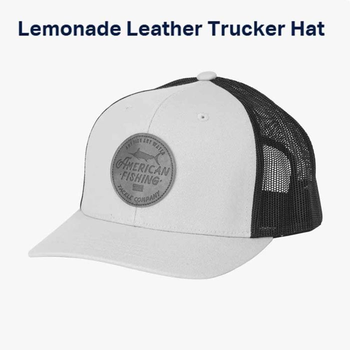 Головной убор Aftco Apparel Aftco Silver Lemonade Leather Hat