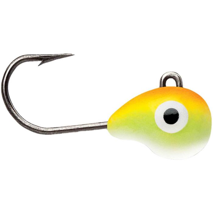 Зимняя приманка VMC TTJ Tungsten Tubby Ice Fishing Jig - Orange Chartreuse Glow, 1/32oz