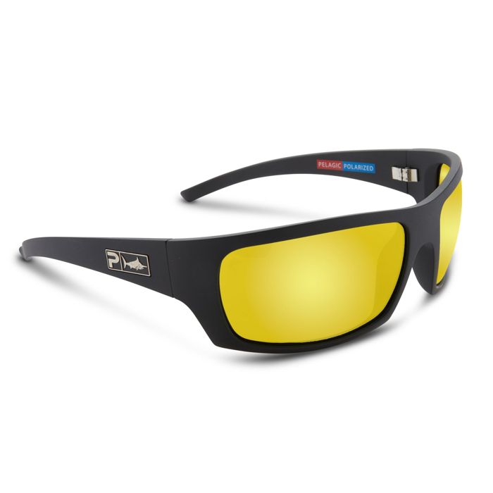 Поляризационные очки The Mack - Polarized Mineral Glass - Matte Black - Gold / OS