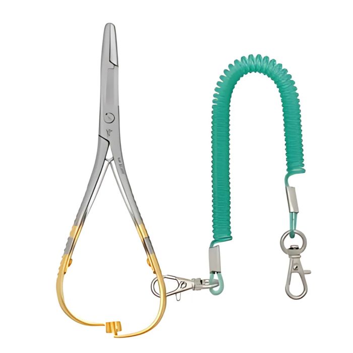 Рыболовный зажим Dr. Slick Mitten Scissor Clamp - 4.75" - Gold Handle