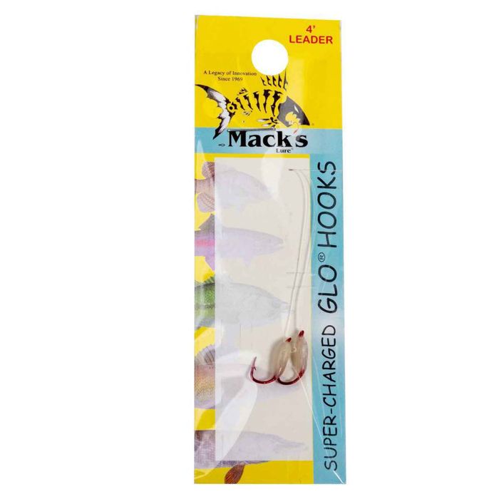 Крючки Mack's Lures Macks Super Charged Glo Snelled Hook
