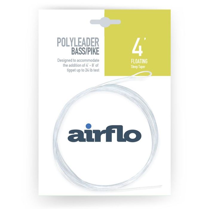 Подлесок и типпет Airflo Polyleaders Bass/Pike 4ft. - Floating