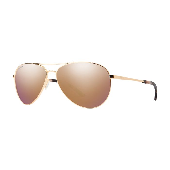 Поляризационные очки Smith Langley 2 Sunglasses - Rose Gold - ChromaPop Polarized Rose Gol