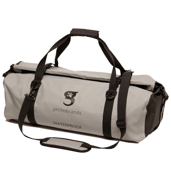 Рыболовная сумка GECKOBRANDS 50L Waterproof PVC Duffel Gray