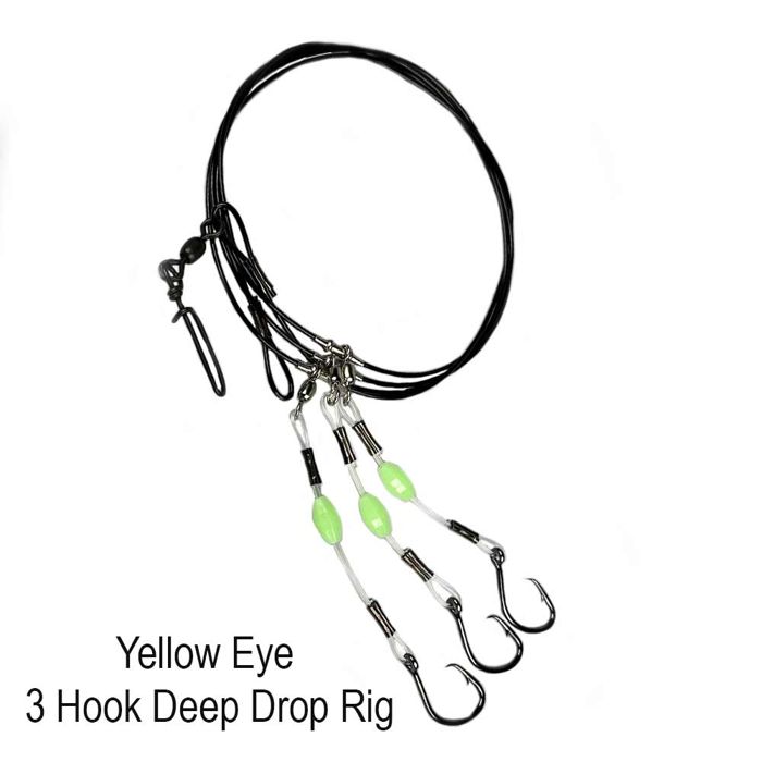 Готовая оснастка Capt. Harry's 3 Hook Deep Dropping Rigs - QUEEN SNAPPER