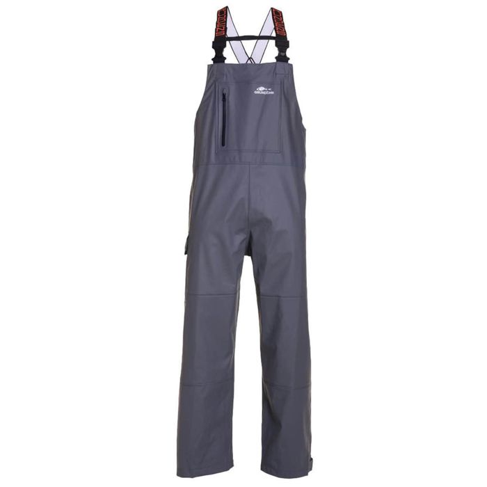 Непромокаемая одежда Grundens Men's Tourney Waterproof Fishing Rain Bib - Iron Gray - L