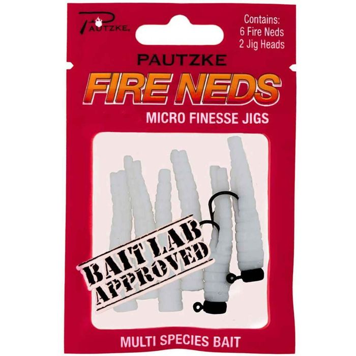 Готовая оснастка Pautzke Bait Co Pautzke Fire Neds Ned Rig Bait - 6 Pack