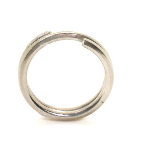 Вертлюги и застёжки Mustad Nickel Round Split Ring - 9950N