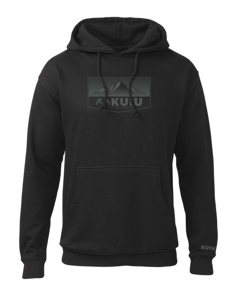 Рыболовная рубашка KUIU Ultralight Mountain Logo Hoodie | Black
