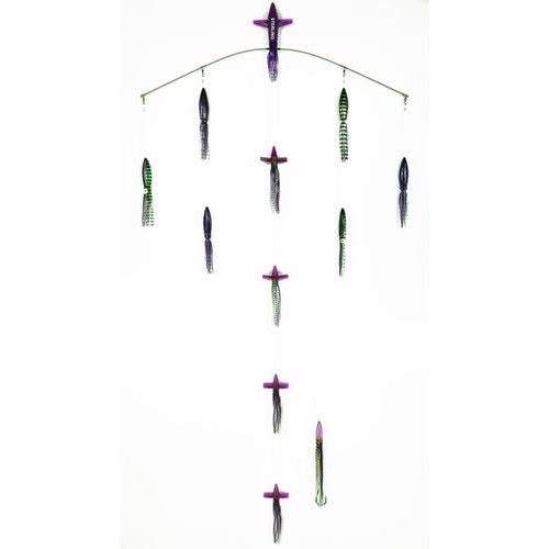 Троллинговая распорка 36″ Chaos Bar, 9″ Bulb Squid