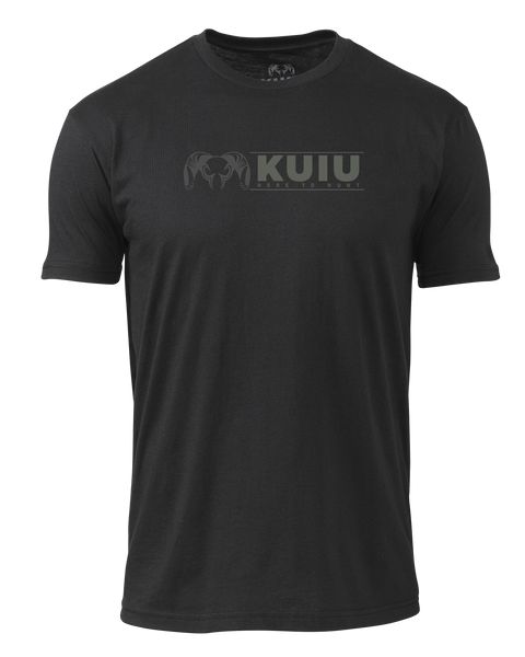 Рыболовная рубашка KUIU Here to Hunt Logo T-Shirt | Black