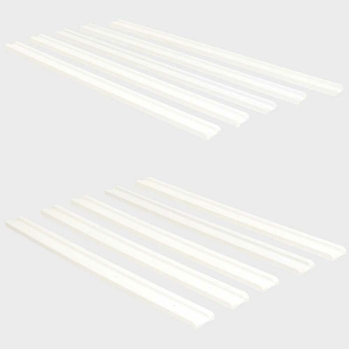 Запчасть прицепа Bryant Boats Taco Metals Boat Trailer Bunk Slicks P05-06W | 2FT White (Se