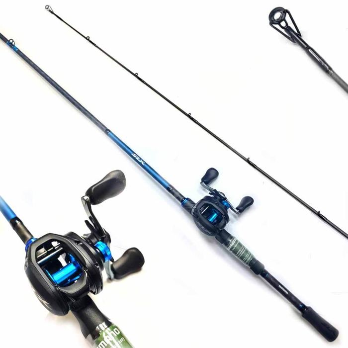 Комплект удилище + катушка Shimano SLX 150A Baitcasting Reel And Shimano SLX 7' Medium Hea